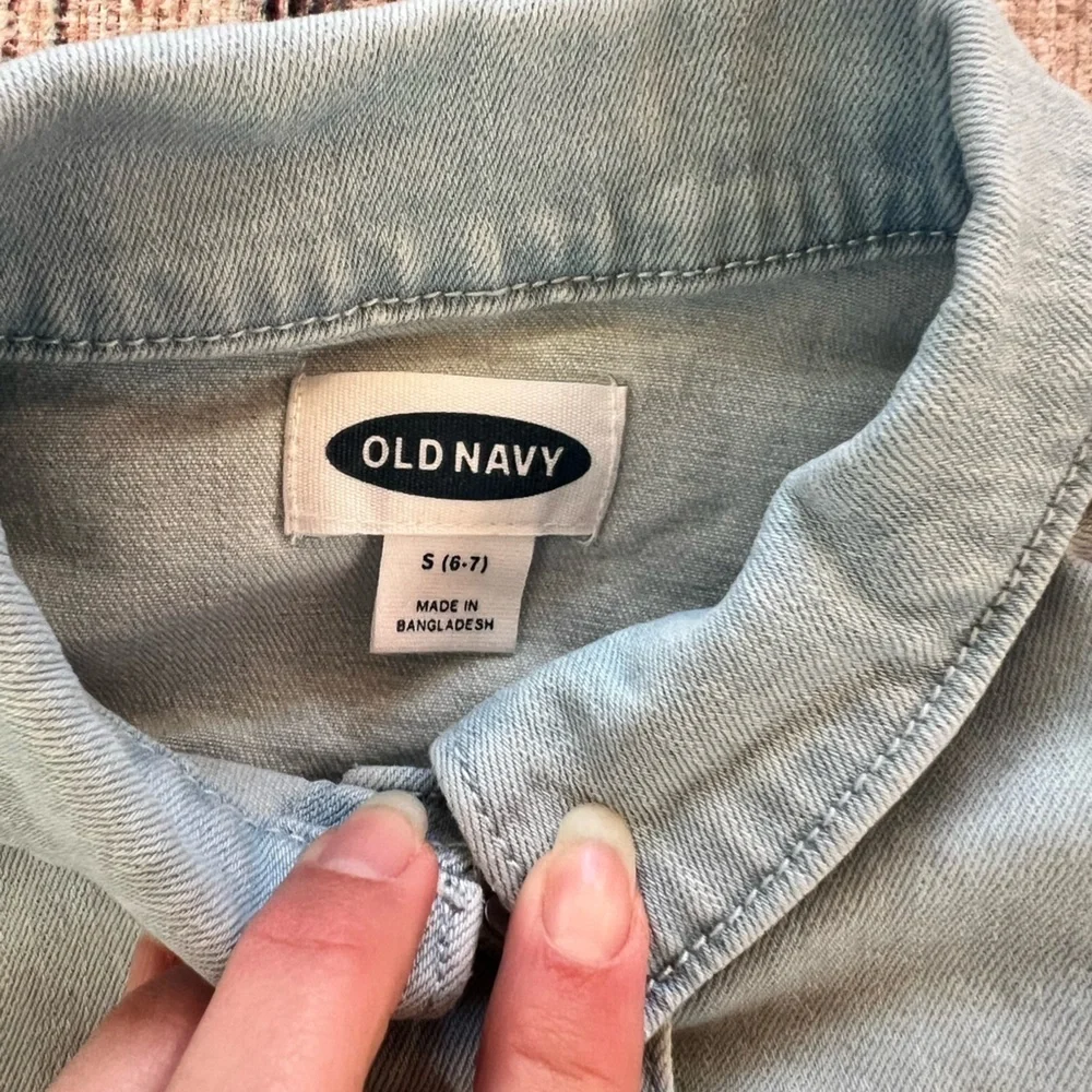 Old Navy Blue Jean Jacket Classic Denim Style
